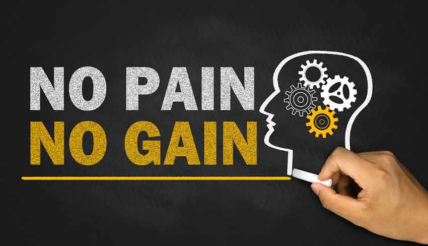 No pain no gain essay 100 words picture
